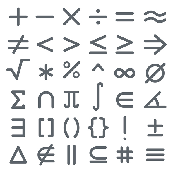 Unicode Math Symbols Keyboard Guide